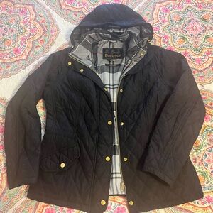 Barbour Tartan Quilted Jacket sz10